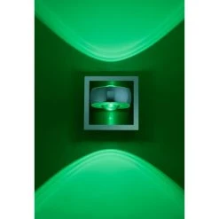 Leuchten Direkt Ls-OPTI Wandleuchte LED Edelstahl, 2-flammig, Fernbedienung, Farbwechsler -Wandleuchten Verkauf leuchten direkt ls opti wandleuchte 12471 55 10