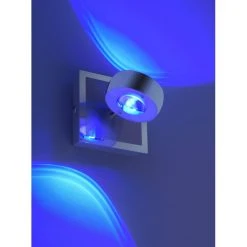 Leuchten Direkt Ls-OPTI Wandleuchte LED Edelstahl, 2-flammig, Fernbedienung, Farbwechsler -Wandleuchten Verkauf leuchten direkt ls opti wandleuchte 12471 55 5