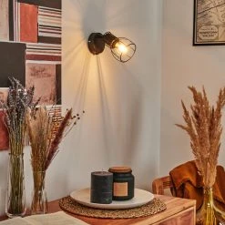 Hofstein Liagarda Wandleuchte Schwarz, 1-flammig -Wandleuchten Verkauf liagarda wandleuchte h3433973 10