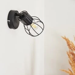 Hofstein Liagarda Wandleuchte Schwarz, 1-flammig -Wandleuchten Verkauf liagarda wandleuchte h3433973 13