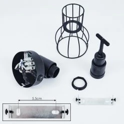 Hofstein Liagarda Wandleuchte Schwarz, 1-flammig -Wandleuchten Verkauf liagarda wandleuchte h3433973 4