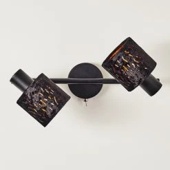 Hofstein Liared Wandleuchte Schwarz, 2-flammig -Wandleuchten Verkauf liared wandleuchte h3161692 do1 14