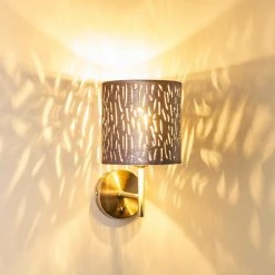 Hofstein LIARED Wandleuchte Nickel-Matt, 1-flammig -Wandleuchten Verkauf liared wandleuchte h3277812 do1 13