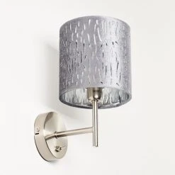 Hofstein LIARED Wandleuchte Nickel-Matt, 1-flammig -Wandleuchten Verkauf liared wandleuchte h3277812 do1 14