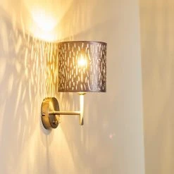 Hofstein LIARED Wandleuchte Nickel-Matt, 1-flammig -Wandleuchten Verkauf liared wandleuchte h3277812 do1 15