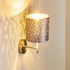 Hofstein LIARED Wandleuchte Nickel-Matt, 1-flammig -Wandleuchten Verkauf liared wandleuchte h3277812 do1 3