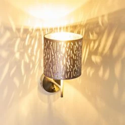 Hofstein LIARED Wandleuchte Nickel-Matt, 1-flammig -Wandleuchten Verkauf liared wandleuchte h3277812 do1 9