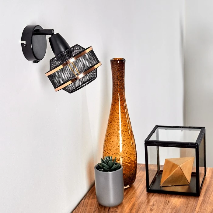 Hofstein Limassol Wandleuchte Schwarz, 1-flammig 17 Hofstein Limassol Wandleuchte Schwarz, 1-flammig - Image 17