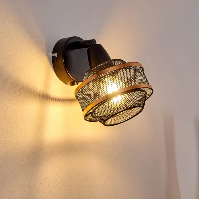 Hofstein Limassol Wandleuchte Schwarz, 1-flammig 3 Hofstein Limassol Wandleuchte Schwarz, 1-flammig - Image 3