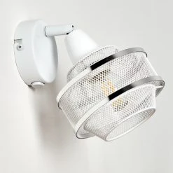 Hofstein Limassol Wandleuchte Chrom, Weiß, 1-flammig -Wandleuchten Verkauf limassol wandleuchte h3332597 13