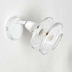 Hofstein Limassol Wandleuchte Chrom, Weiß, 1-flammig -Wandleuchten Verkauf limassol wandleuchte h3332597 4