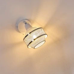 Hofstein Limassol Wandleuchte Chrom, Weiß, 1-flammig -Wandleuchten Verkauf limassol wandleuchte h3332597 7