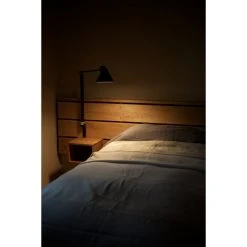 Louis Poulsen NJP Wandleuchte LED Schwarz, 1-flammig