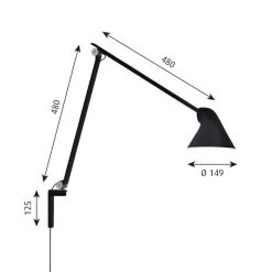 Louis Poulsen NJP Wandleuchte LED Schwarz, 1-flammig 5 Louis Poulsen NJP Wandleuchte LED Schwarz, 1-flammig -Wandleuchten Verkauf louis poulsen njp wandleuchte 5743163241 2