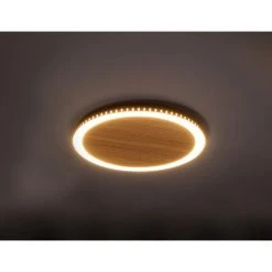 Luce Design MOON Wandleuchte LED Schwarz, Braun, Holzoptik, 1-flammig -Wandleuchten Verkauf luce design moon wandleuchte 9053 m wo 5