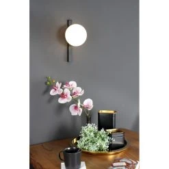 Luce Design PLUTO Wandleuchte Schwarz, 1-flammig -Wandleuchten Verkauf luce design pluto wandleuchte 9110 ap1 nero 2