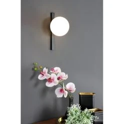 Luce Design PLUTO Wandleuchte Schwarz, 1-flammig -Wandleuchten Verkauf luce design pluto wandleuchte 9110 ap1 nero 3