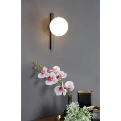 Luce Design PLUTO Wandleuchte Schwarz, 1-flammig -Wandleuchten Verkauf luce design pluto wandleuchte 9110 ap1 nero 4