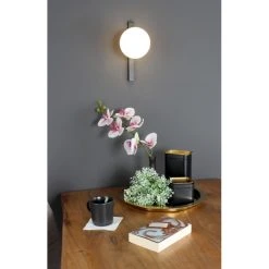 Luce Design PLUTO Wandleuchte Schwarz, 1-flammig -Wandleuchten Verkauf luce design pluto wandleuchte 9110 ap1 nero 5