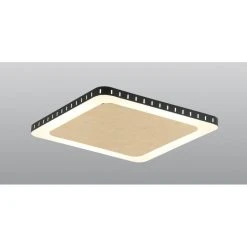 Luce Design Solaris Deckenleuchte LED Weiß, Schwarz-Gold, 1-flammig