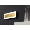 Luce Design Solaris Wandleuchte LED Weiß, Schwarz-Gold, 1-flammig