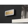 Luce Design Solaris Wandleuchte LED Weiß, Schwarz-Gold, 1-flammig