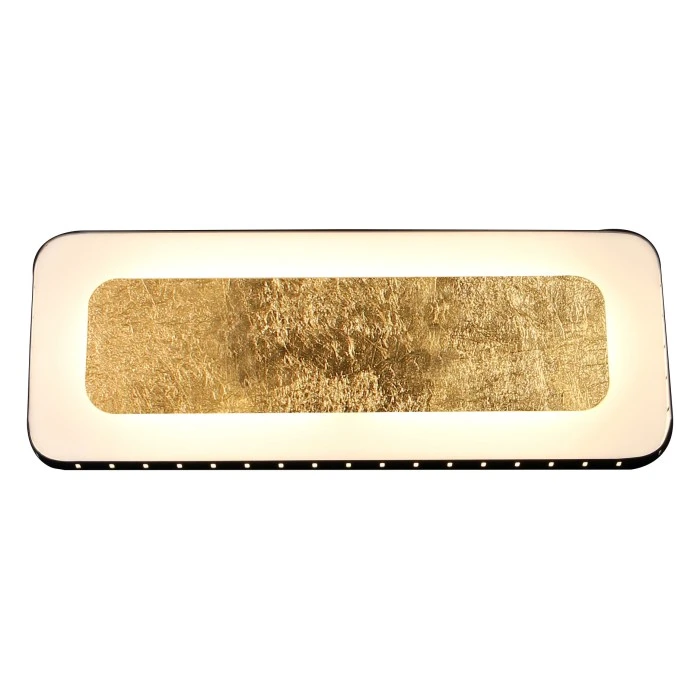 Luce Design Solaris Wandleuchte LED Weiß, Schwarz-Gold, 1-flammig 2 Luce Design Solaris Wandleuchte LED Weiß, Schwarz-Gold, 1-flammig – Bild 2