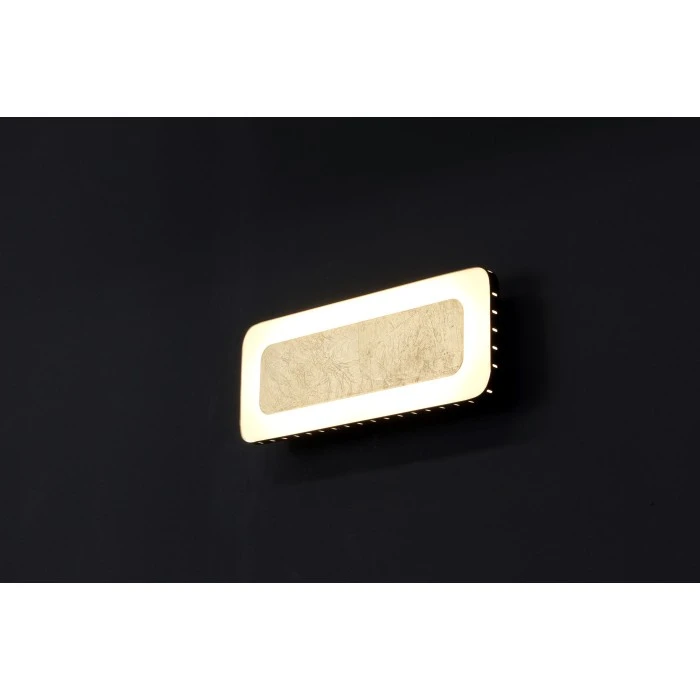 Luce Design Solaris Wandleuchte LED Weiß, Schwarz-Gold, 1-flammig 3 Luce Design Solaris Wandleuchte LED Weiß, Schwarz-Gold, 1-flammig – Bild 3