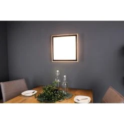 Luce Design SOLSTAR Wandleuchte LED Schwarz, Naturfarben, 1-flammig -Wandleuchten Verkauf luce design solstar wandleuchte 9080 l wo 6