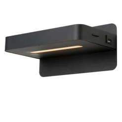Lucide ATKIN Wandleuchte LED Schwarz, 1-flammig 12 Lucide ATKIN Wandleuchte LED Schwarz, 1-flammig -Wandleuchten Verkauf lucide atkin wandleuchte 77280 05 30 5