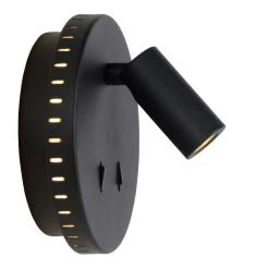 Lucide BENTJER Wandleuchte LED Schwarz, 1-flammig 10 Lucide BENTJER Wandleuchte LED Schwarz, 1-flammig -Wandleuchten Verkauf lucide bentjer wandleuchte 79201 09 30 3