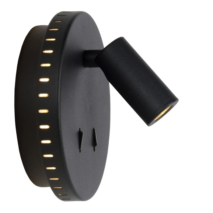 Lucide BENTJER Wandleuchte LED Schwarz, 1-flammig 4 Lucide BENTJER Wandleuchte LED Schwarz, 1-flammig – Bild 4