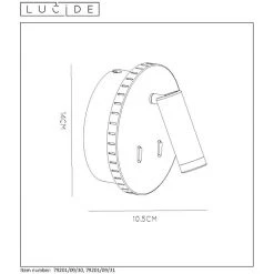 Lucide BENTJER Wandleuchte LED Schwarz, 1-flammig 13 Lucide BENTJER Wandleuchte LED Schwarz, 1-flammig -Wandleuchten Verkauf lucide bentjer wandleuchte 79201 09 30 6