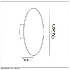 Lucide EKLYPS LED Wandleuchte Weiß, 1-flammig 13 Lucide EKLYPS LED Wandleuchte Weiß, 1-flammig -Wandleuchten Verkauf lucide eklyps led wandleuchte 46201 08 31 6