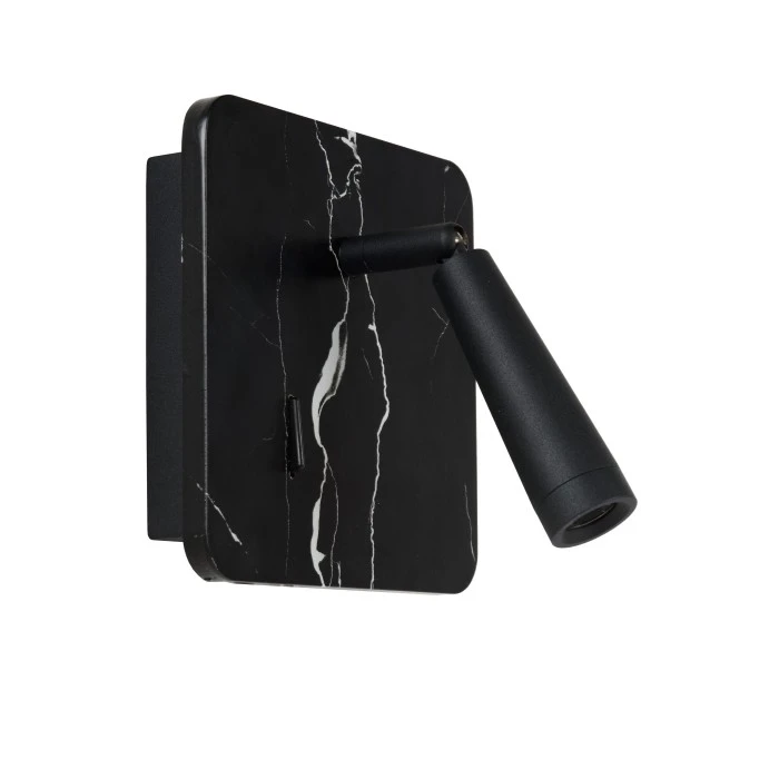 Lucide OREGON Wandspot LED Schwarz, 1-flammig 2 Lucide OREGON Wandspot LED Schwarz, 1-flammig - Image 2