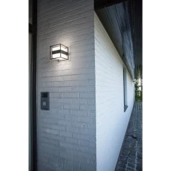 Lutec Lampen Lutec Cruz Außen Wandleuchte LED Anthrazit, 1-flammig -Wandleuchten Verkauf lutec cruz aussen wandleuchte 5199201118 5