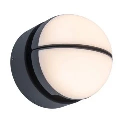 Lutec Lampen Lutec Eklips Außen Wandleuchte LED Anthrazit, 2-flammig -Wandleuchten Verkauf lutec eklips aussen wandleuchte 5199001118 13