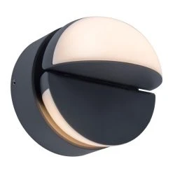 Lutec Lampen Lutec Eklips Außen Wandleuchte LED Anthrazit, 2-flammig -Wandleuchten Verkauf lutec eklips aussen wandleuchte 5199001118 2