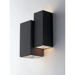 Lutec Lampen Lutec FOSTER Wandleuchte Schwarz, 4-flammig