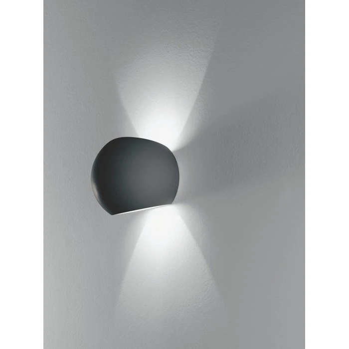 Lutec Lampen Lutec MOSES Wandleuchte Schwarz, 1-flammig 1 Lutec Lampen Lutec MOSES Wandleuchte Schwarz, 1-flammig