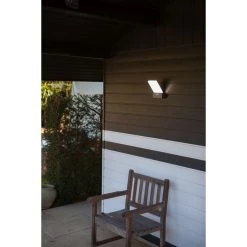 Lutec Lampen Lutec Pano Außen Wandleuchte LED Anthrazit, 1-flammig -Wandleuchten Verkauf lutec pano aussen wandleuchte 5289001118 6