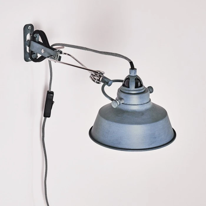 Hofstein Luven Wandleuchte Grau, 1-flammig 6 Hofstein Luven Wandleuchte Grau, 1-flammig - Image 6