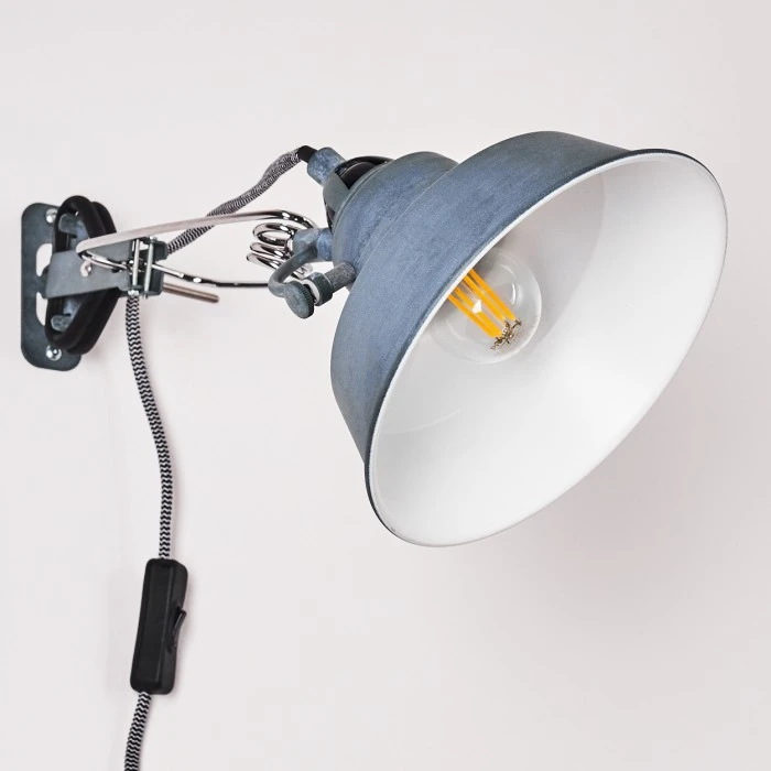 Hofstein Luven Wandleuchte Grau, 1-flammig 9 Hofstein Luven Wandleuchte Grau, 1-flammig - Image 9