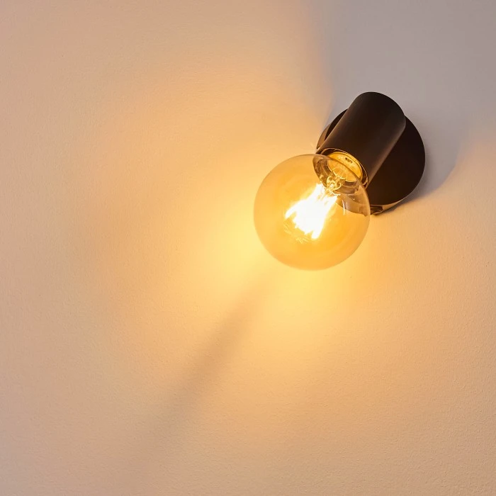 Hofstein Maidford Wandleuchte Schwarz, 1-flammig 7 Hofstein Maidford Wandleuchte Schwarz, 1-flammig - Image 7