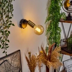 Hofstein Maidford Wandleuchte Messing, Schwarz, 1-flammig 22 Hofstein Maidford Wandleuchte Messing, Schwarz, 1-flammig -Wandleuchten Verkauf maidford wandleuchte h3388112 10