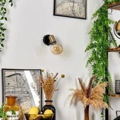 Hofstein Maidford Wandleuchte Messing, Schwarz, 1-flammig 21 Hofstein Maidford Wandleuchte Messing, Schwarz, 1-flammig -Wandleuchten Verkauf maidford wandleuchte h3388112 9