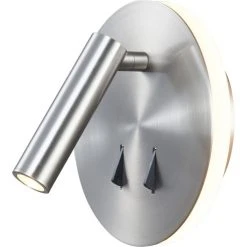 Mantra CAYMAN Wandleuchte LED Nickel-Matt, Nickel glänzend, 1-flammig