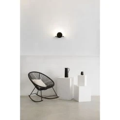 Mantra ERIS Wandleuchte LED Schwarz, 1-flammig