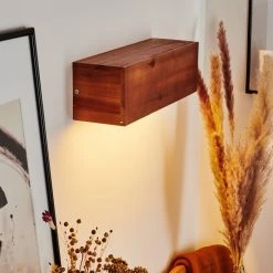 Hofstein Marmorera Wandleuchte LED Weiß, Naturfarben, 1-flammig -Wandleuchten Verkauf marmorera wandleuchte h3542095 11