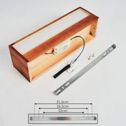 Hofstein Marmorera Wandleuchte LED Weiß, Naturfarben, 1-flammig -Wandleuchten Verkauf marmorera wandleuchte h3542095 4